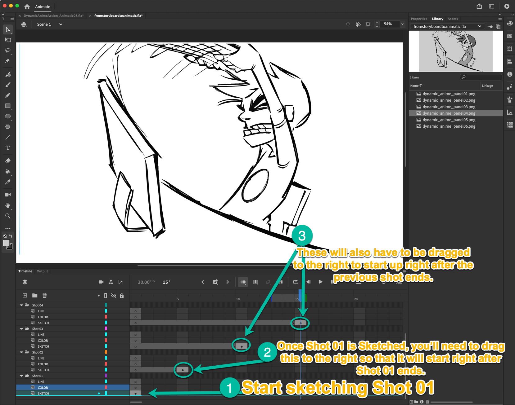 From Storyboard To Animatic To First Draft | 2D Animation & Concept Art